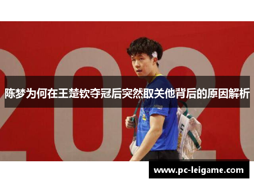 陈梦为何在王楚钦夺冠后突然取关他背后的原因解析